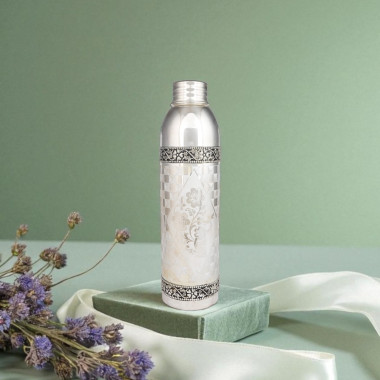 Contemporary Style Silver Bottle