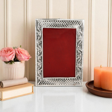 Antique Silver Photo Frame