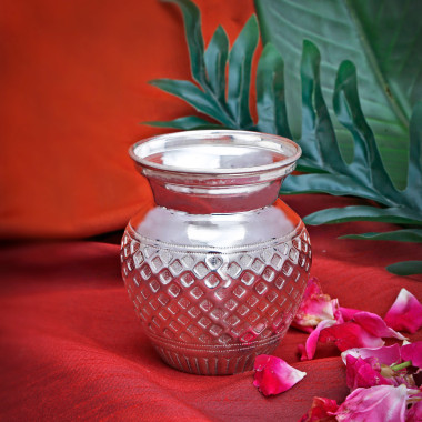 Traditional Design Silver Kalash