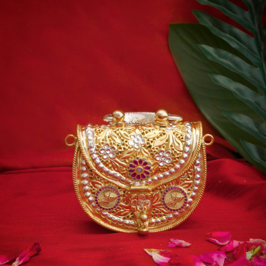 Vintage Style Silver Clutch Purse