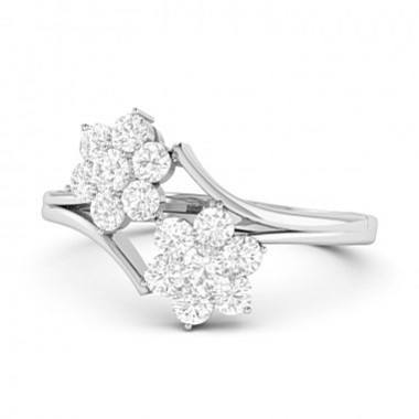 The Crissie Silver Diamond Ladies Ring Ships Faster