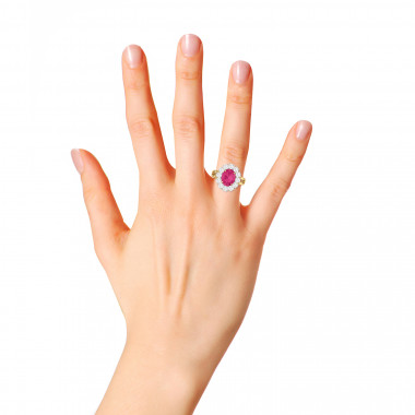 The Devondra Diamond & Gemstone Ring