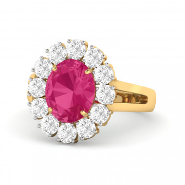 The Devondra Diamond & Gemstone Ring