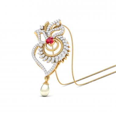 The Taaveti Diamond & Gemstone Pendant