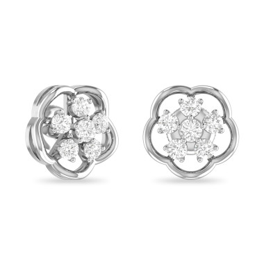 The Christina Silver Dimond Earring Ships Faster