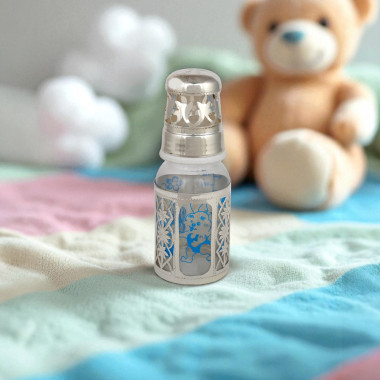 Silver Baby Milk Bottle