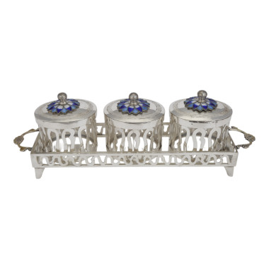 Silver Decor Dry Fruit Box