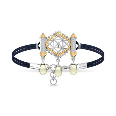 The Maharaja Silver Diamond Bracelet Ships Faster