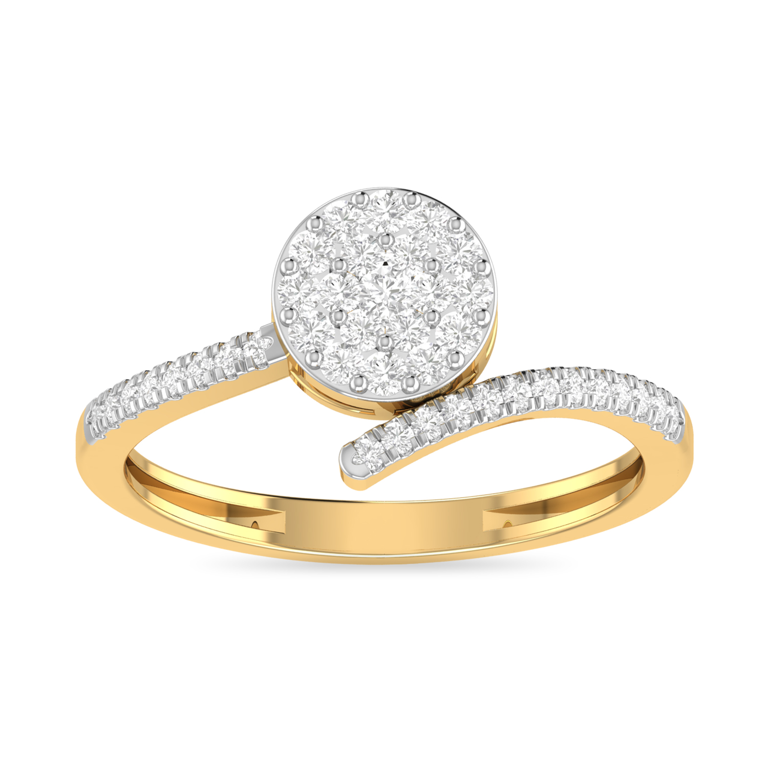 The Trunnion Diamond Ring by PC Jeweller