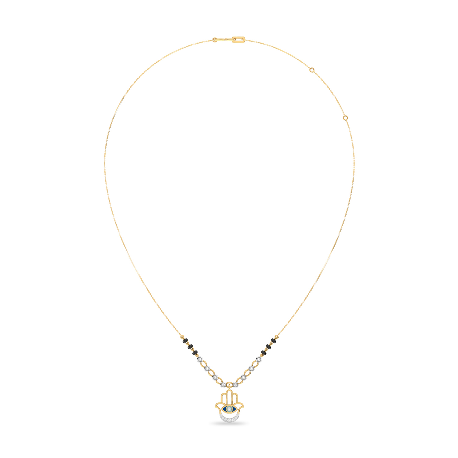 The Evil Eye Diamond Mangalsutra by PC Jeweller